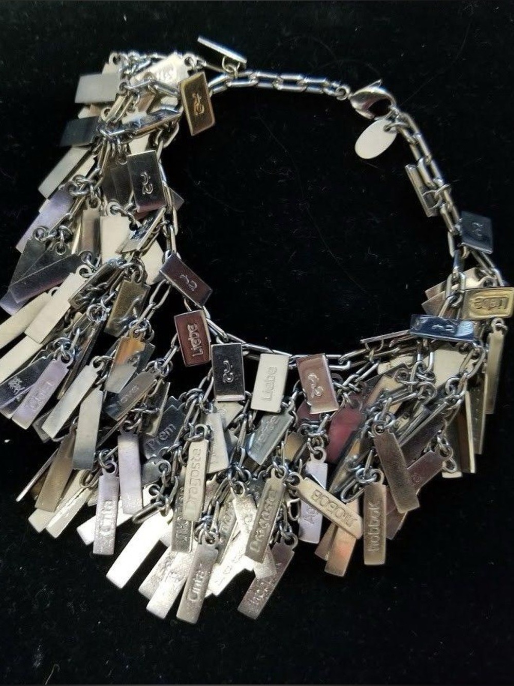 Swatch International Love charm bracelet